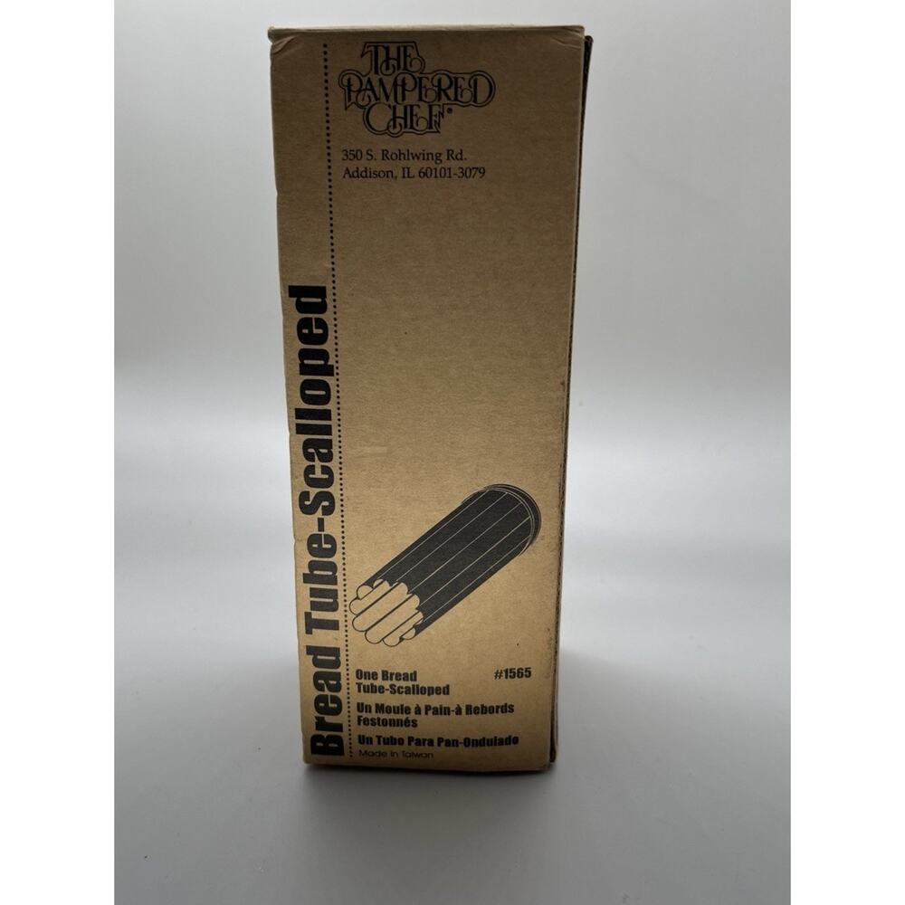 New The Pampered Chef One Bread Tube Scalloped Flower #1565‎